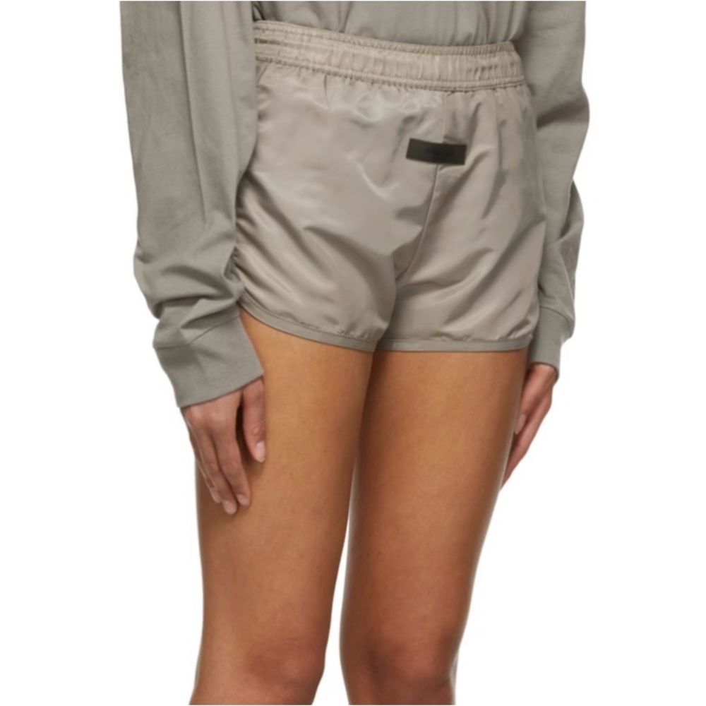 Fear of God Essentials Nylon Taupe Shorts